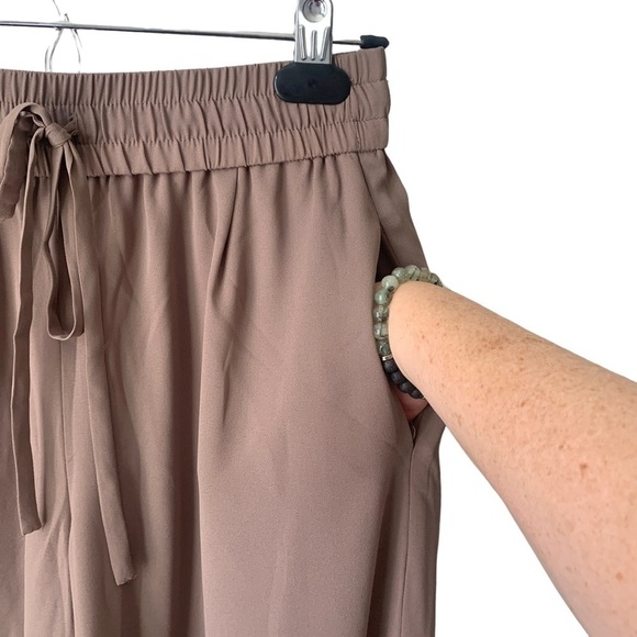 Aritzia Babaton Luiz Pant Cropped Wide-Leg Cullotte Women's Small - Picture 4 of 11